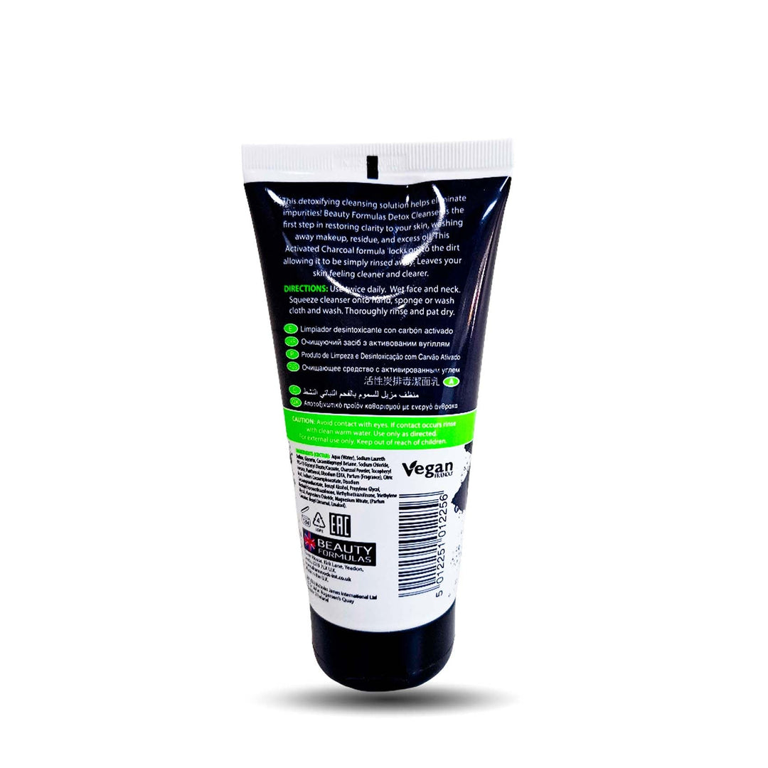 Beauty Formulas Charcoal Detox Cleanser 150Ml