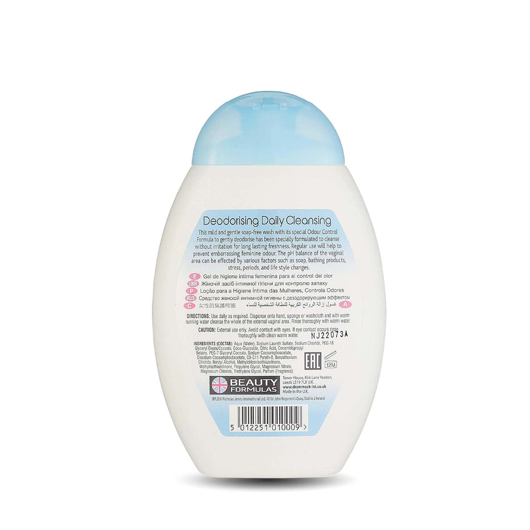 Beauty Formulas Feminine Intimate Cleans. Wash Deodorising 250Ml