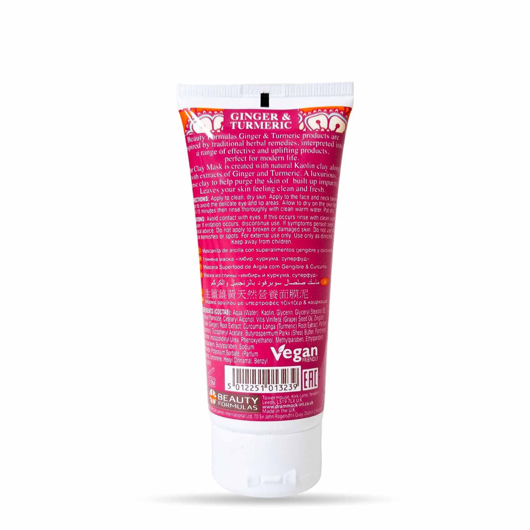Beauty Formulas Ginger And Tumeric Facial Scrub 150Ml