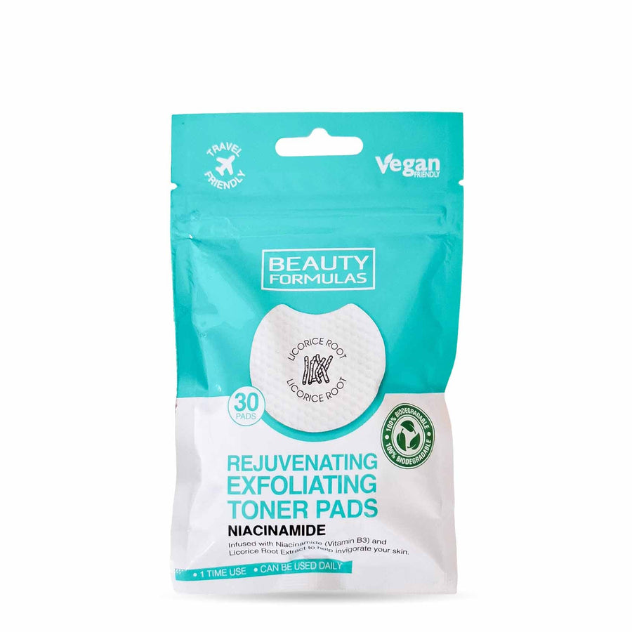 Beauty Formulas Niacinamide Exfoliating Toner Pads 30'S
