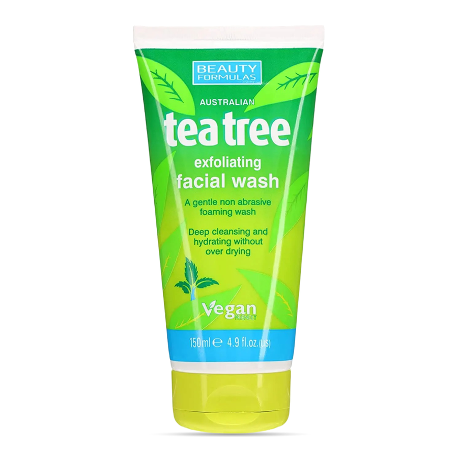 Beauty Formulas Tea Tree Exfoliatinging Facial Wash 150Ml