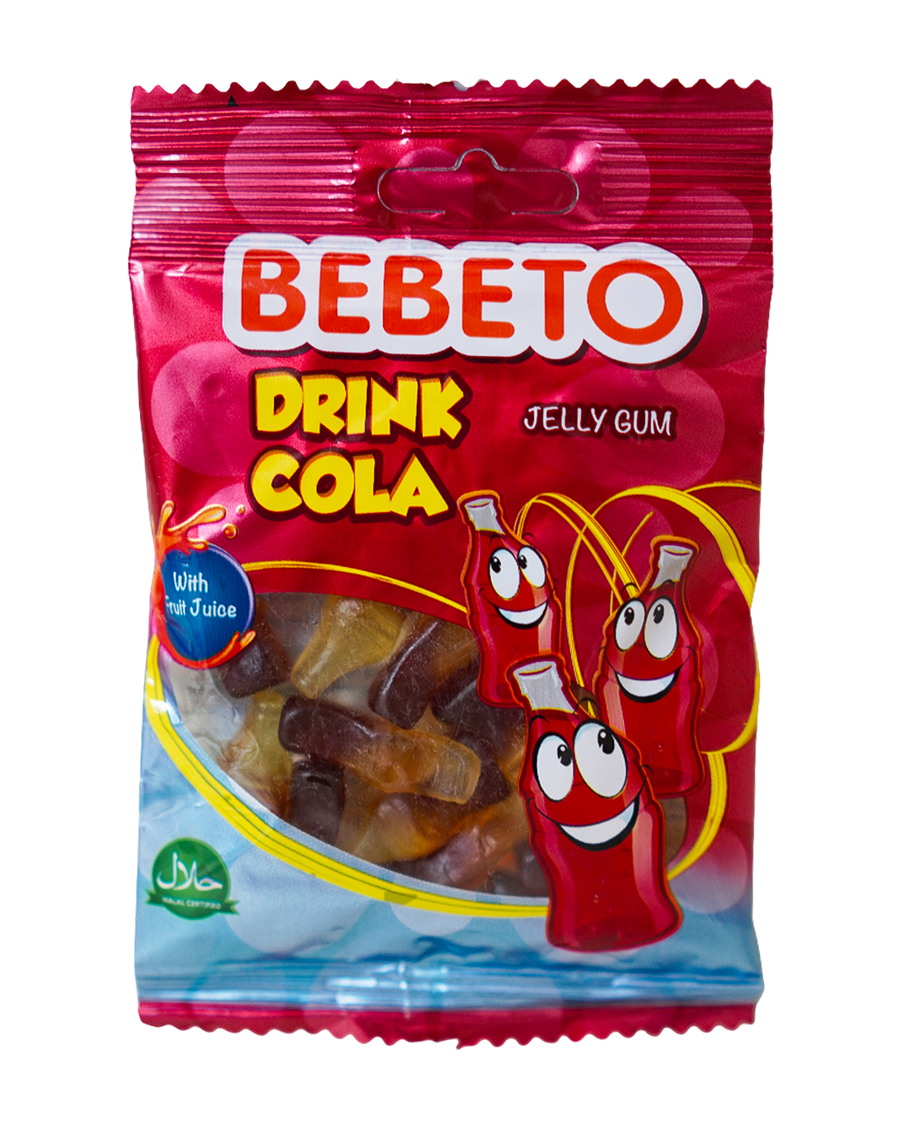 Bebeto Jelly Gum Drink Cola 35G