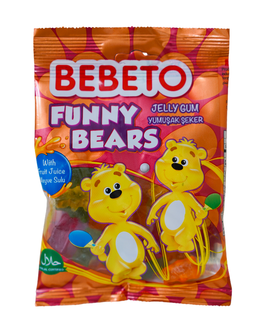 Bebeto Jelly Gum Funny Bears 80G