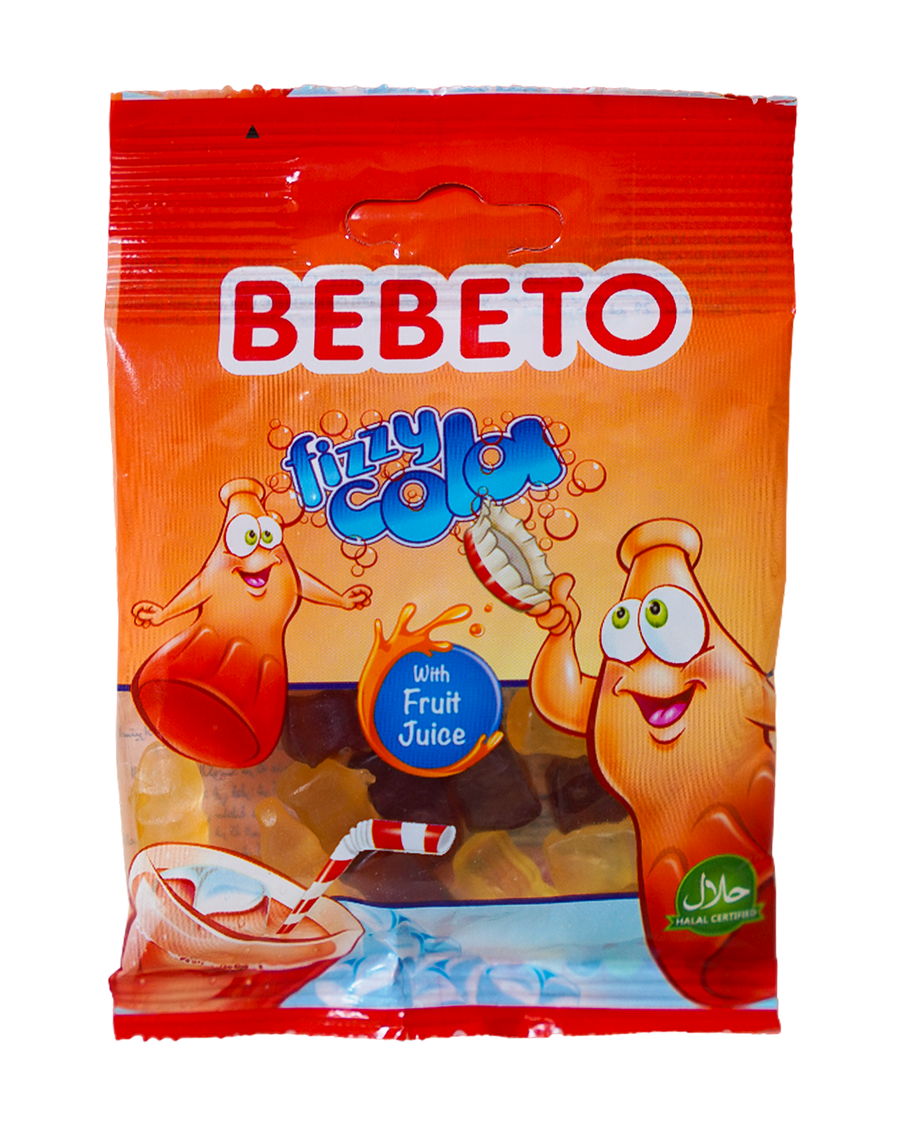 Bebeto Soft Candy Fizzy Cola 18G