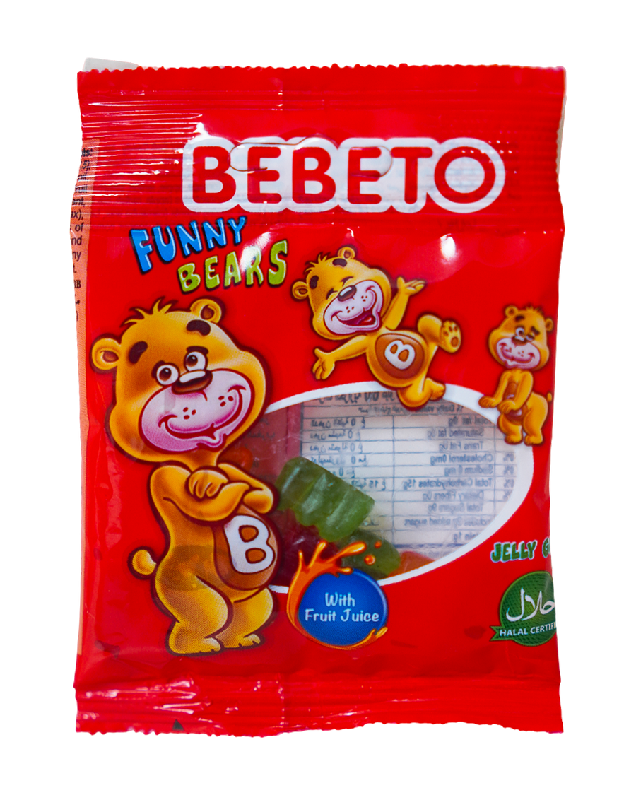Bebeto Soft Candy Funny Bears 18G