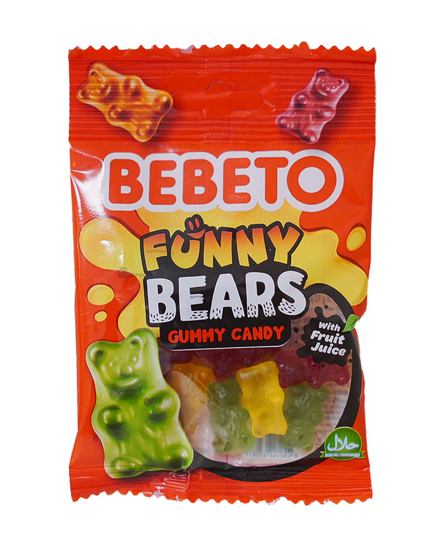 Bebeto Gummy Candy Funny  Bears 35G