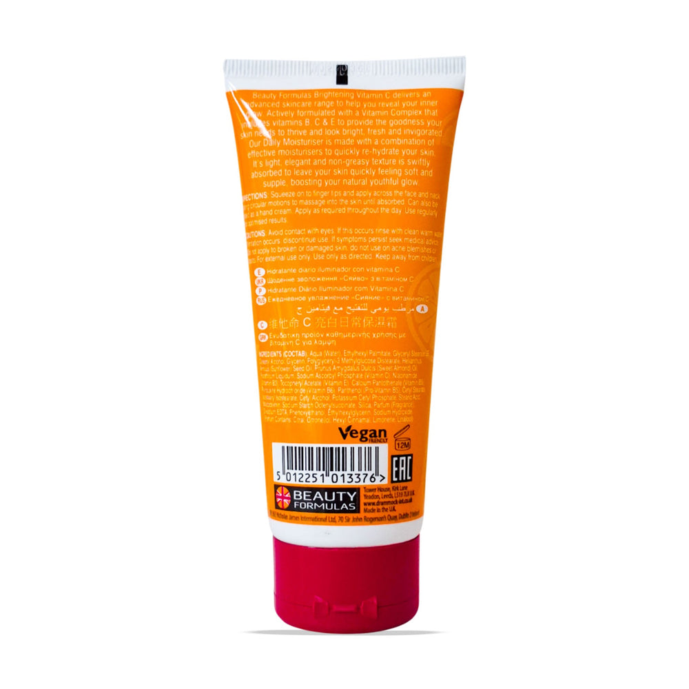 beauty formulas vitamin c bright. daily moisturiser 100ml