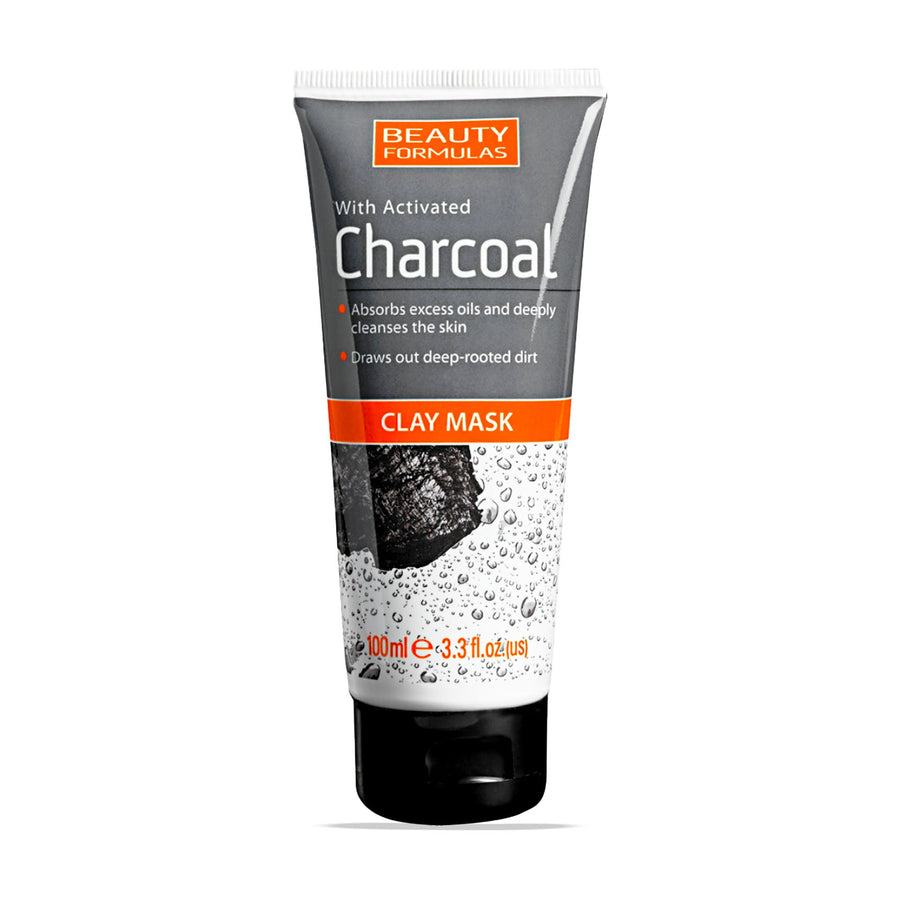 beauty formulas charcoal clay mask 100ml