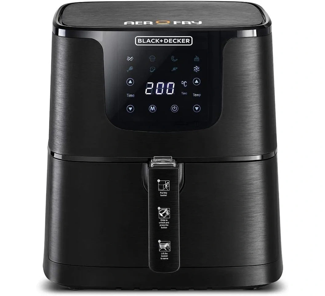B&D Air Fryer Af700-B5 Digital 5.8L, Black