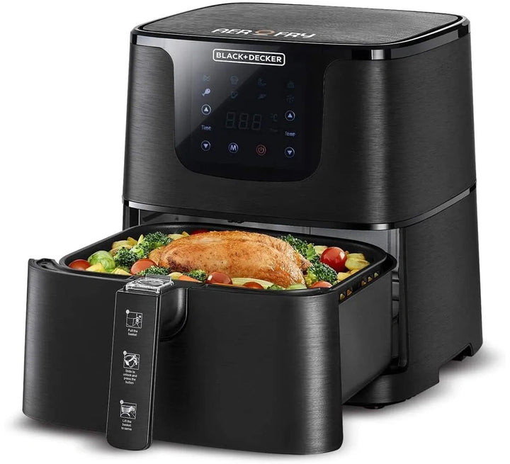 B&D Air Fryer Af700-B5 Digital 5.8L, Black