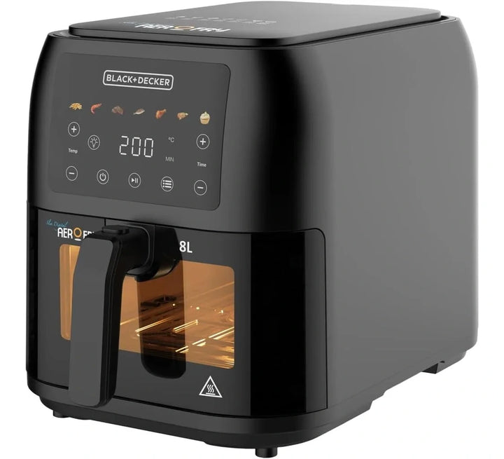 B&D Air Fryer Saf80W-B5 Digital 8L, Black