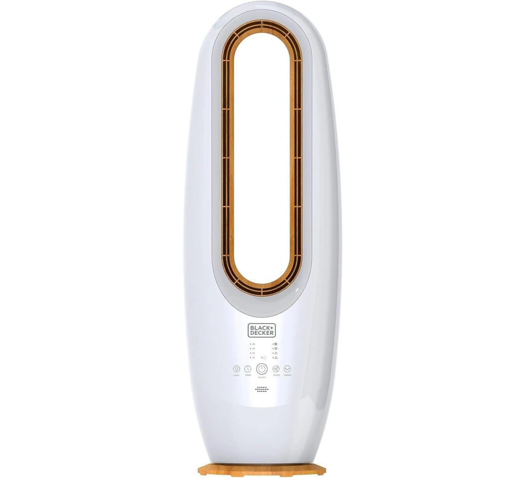 B&D Bladeless Fan Fbl85-B5 85Cm, White & Gold