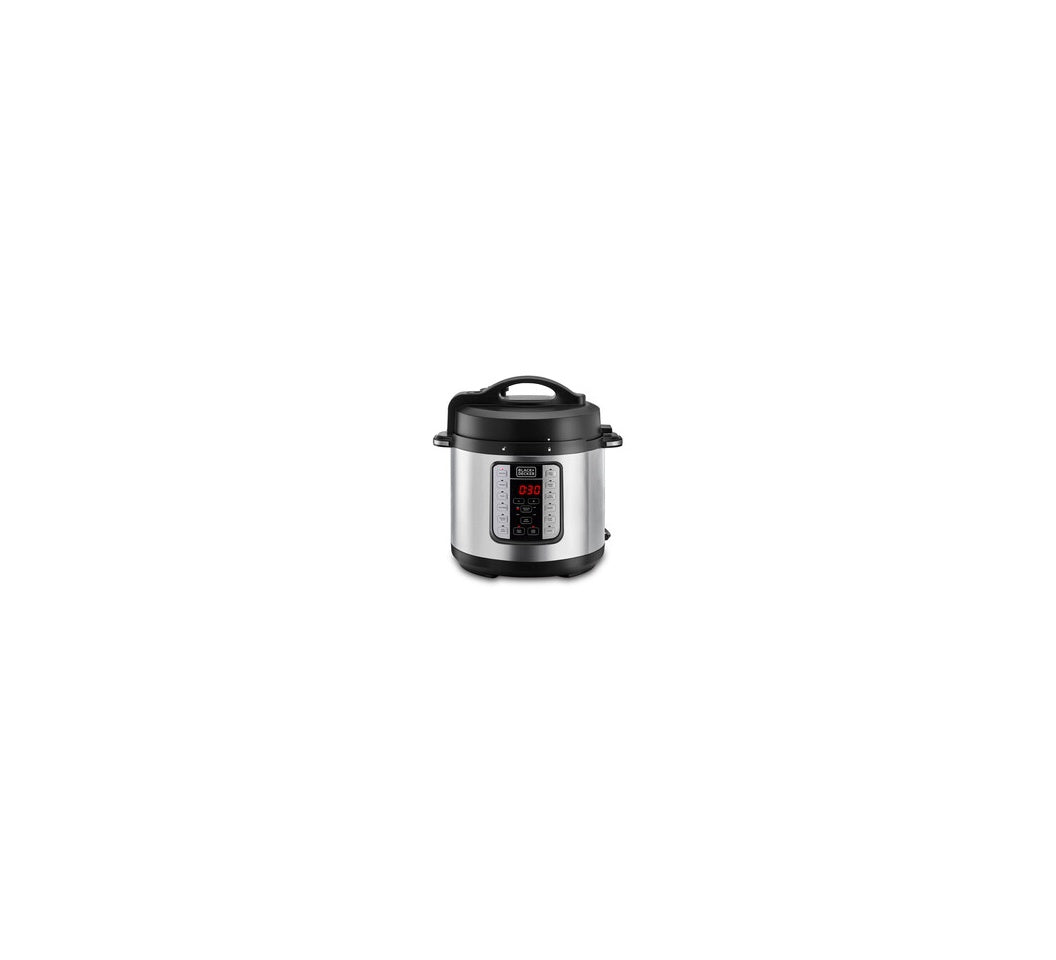 B&D Pressure Cooker Pcp1000-B5 6L 1000W Stainless Steel