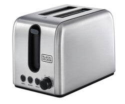B&D Toaster 2-Slice Et244-B5, Stainless Steel
