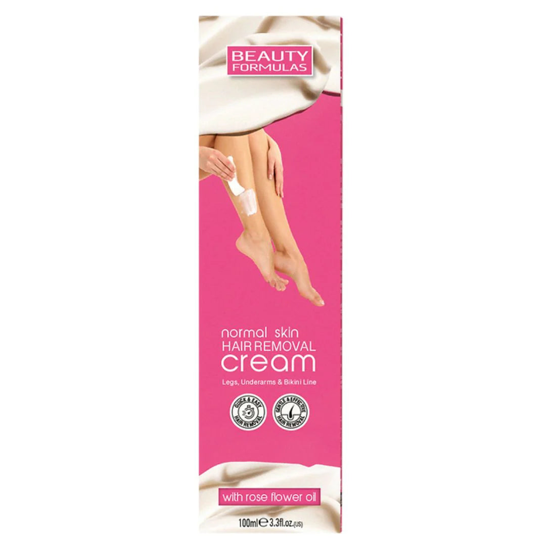 Beauty Formulas Normal Skin Hair Removal Cream R/Flower Oil 100ml