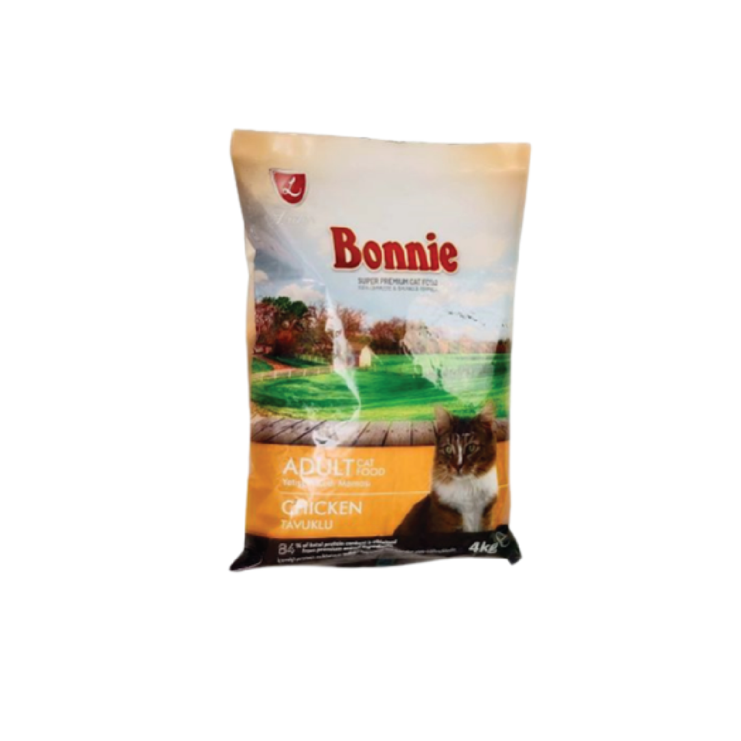 Bonnie Adult Cat Food Chicken 4Kg