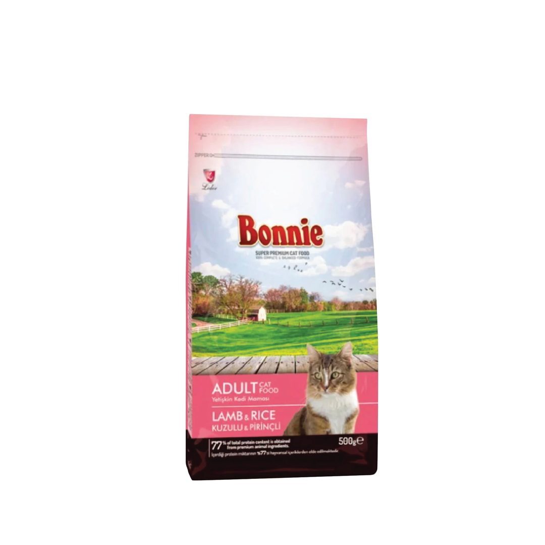 Bonnie Adult Cat Food Lamb & Rice 0.5Kg