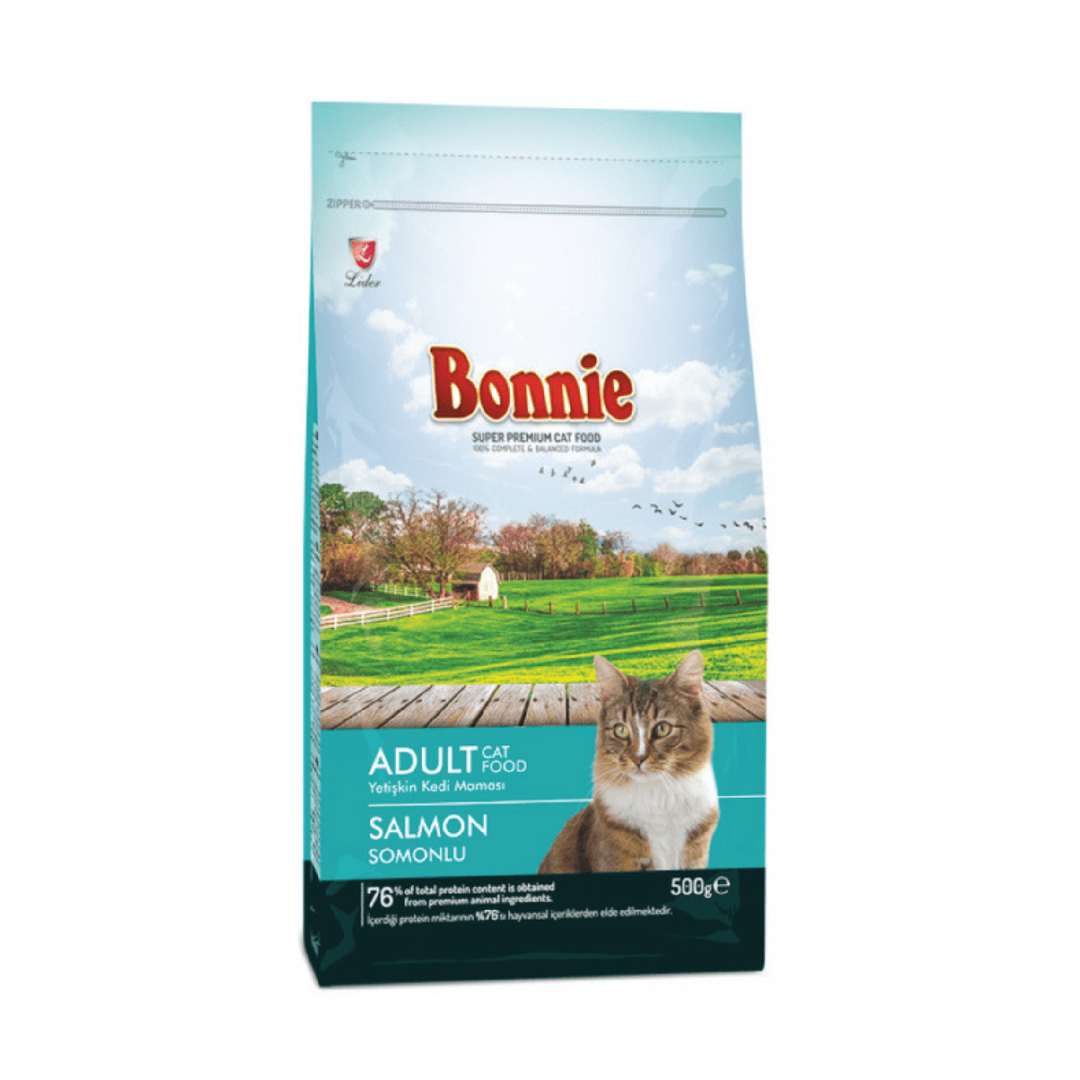 Bonnie Adult Cat Food Salmon 500G