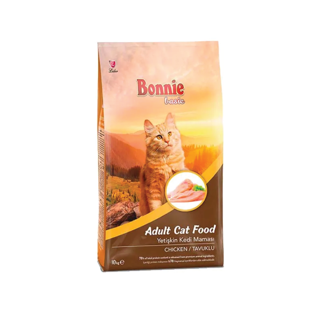 Bonnie Basic Adult Cat Food Chicken 10Kg