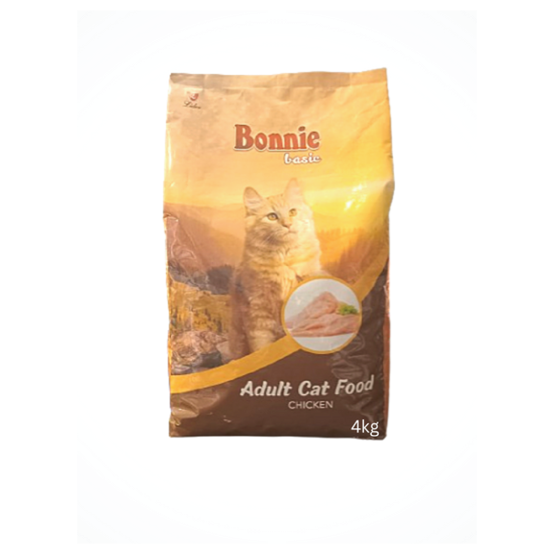Bonnie Basic Adult Cat Food Chicken 4Kg