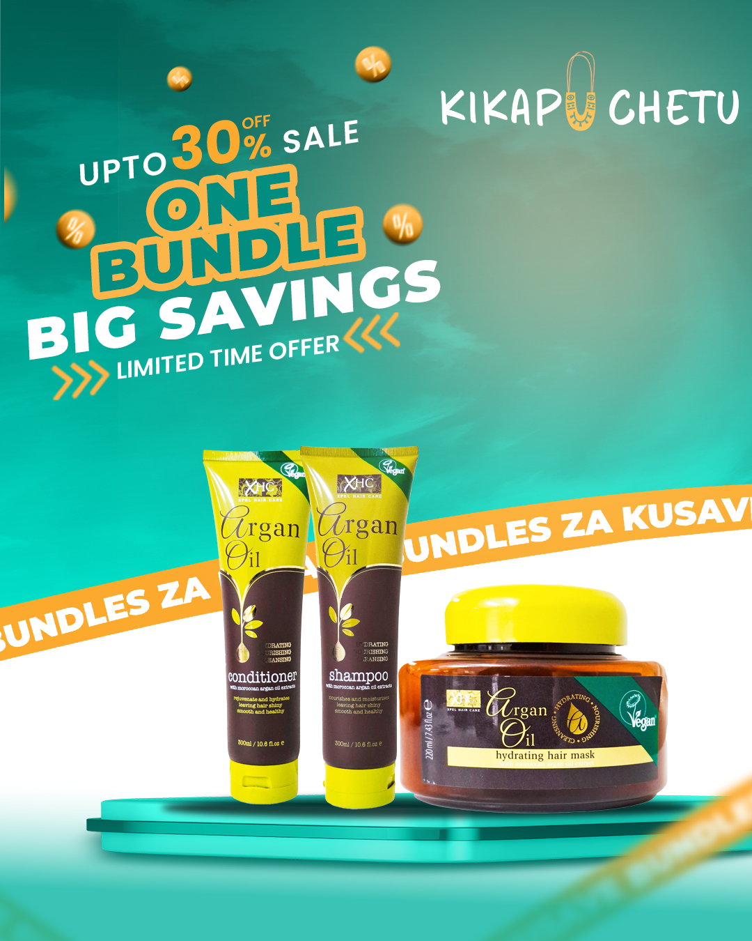XHC Argan Oil Shine & Repair Set
