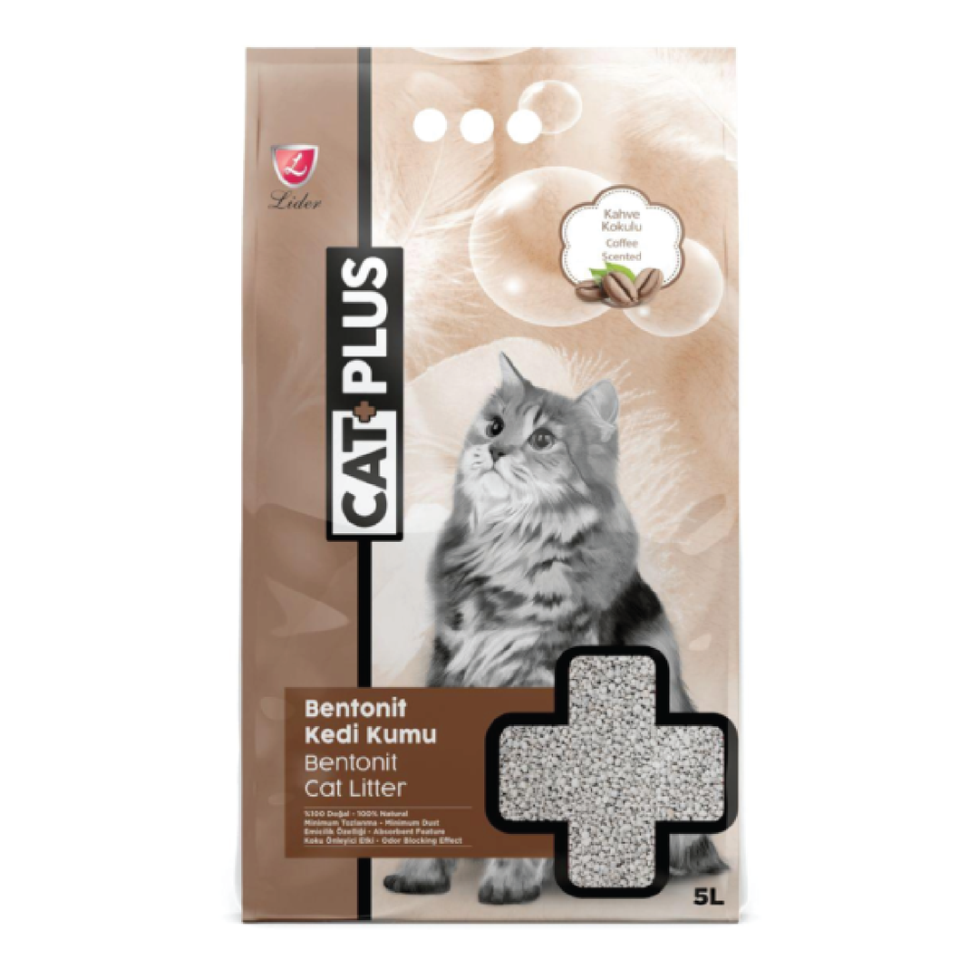 Cat Plus Bentonite Clumping Cat Litter 5L Coffee