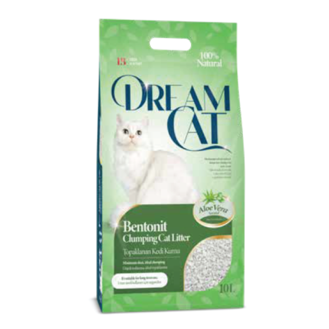 Dream Bentonite Clumping Cat Litter Aloe Vera 10L