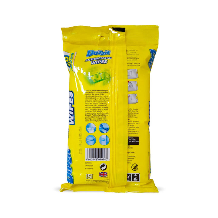 Duzzit Antibacterial Wipes 50Pk