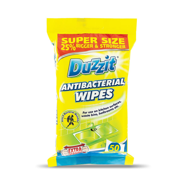 Duzzit Antibacterial Wipes 50Pk