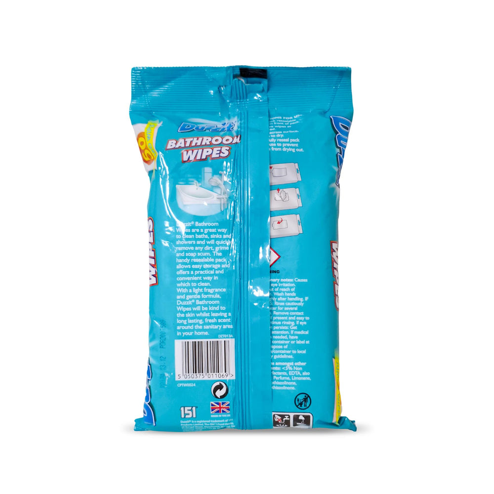 Duzzit Bathroom Wipes 50Pk