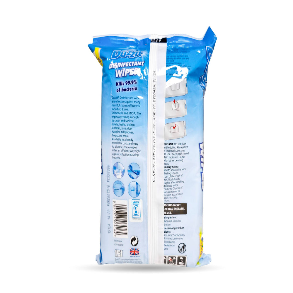 Duzzit Disinfectant Wipes 50Pk
