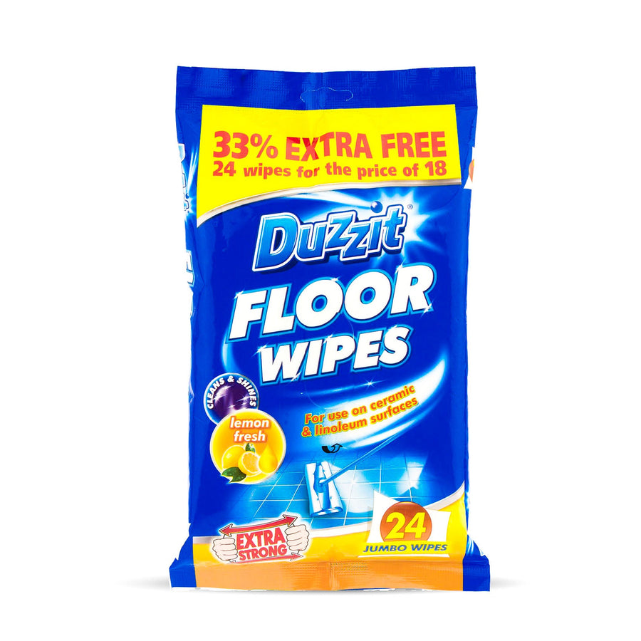 Duzzit Floor Wipes 24Pk