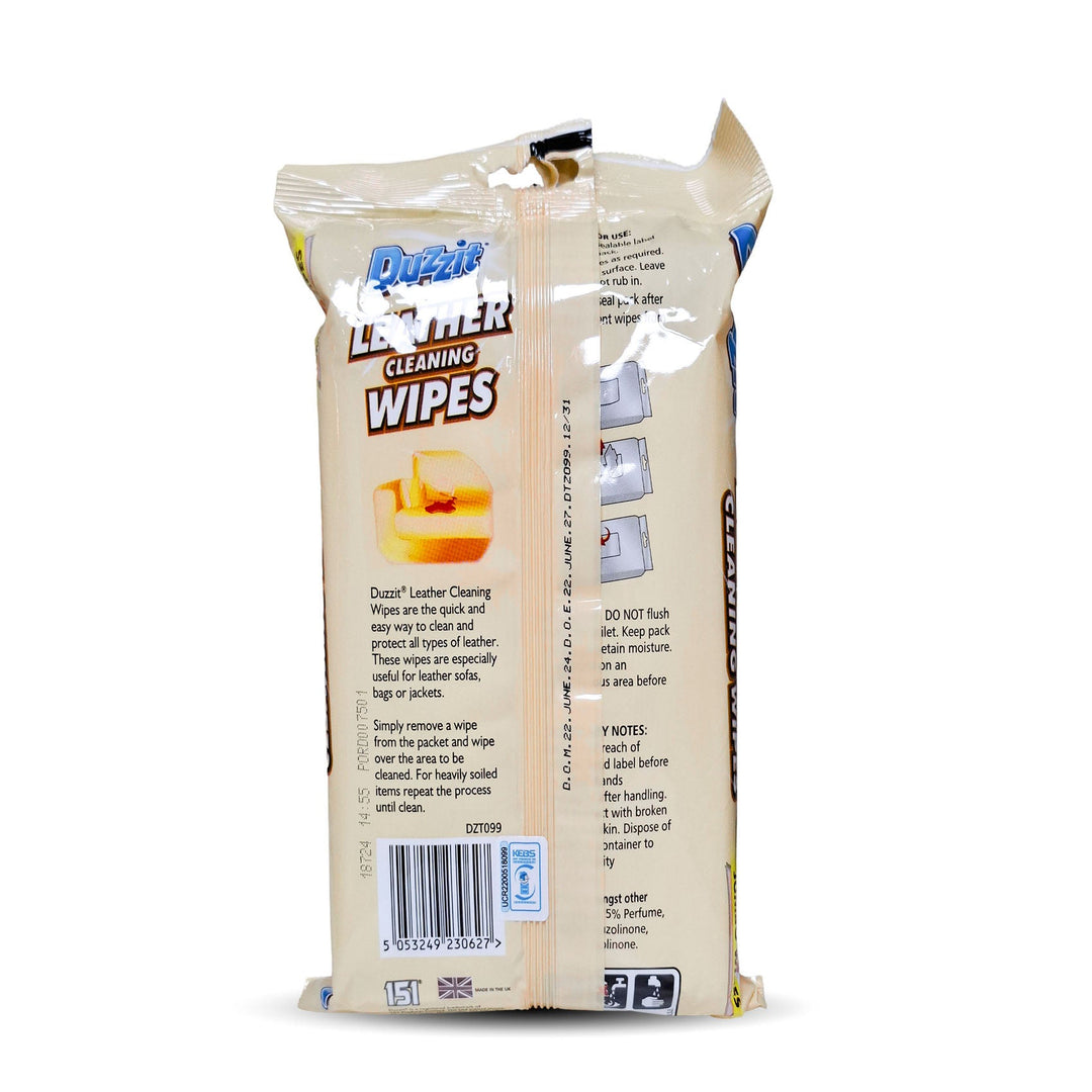 Duzzit Leather Cleaning Wipes 50Pk