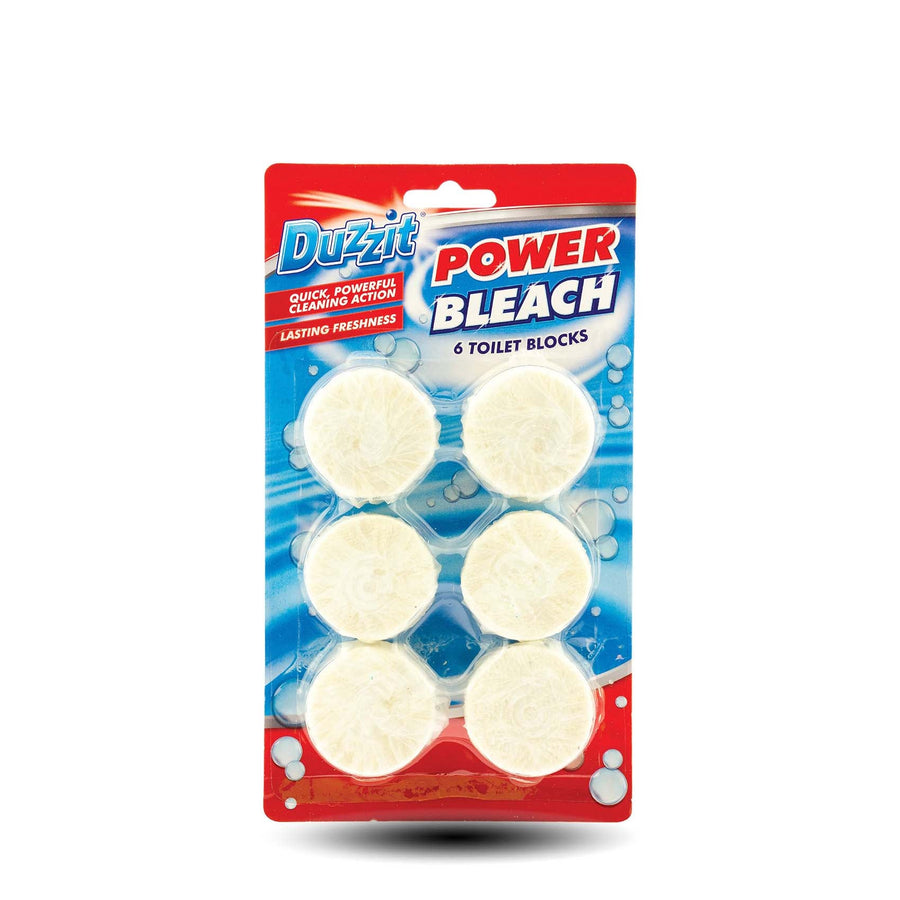 151 Duzzit Power Bleach White Toilet Block  6X50G