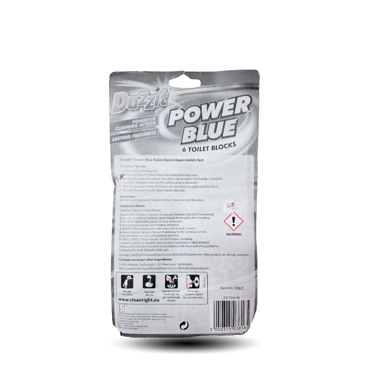 152 Duzzit Power Blue Toilet Block 6X50G