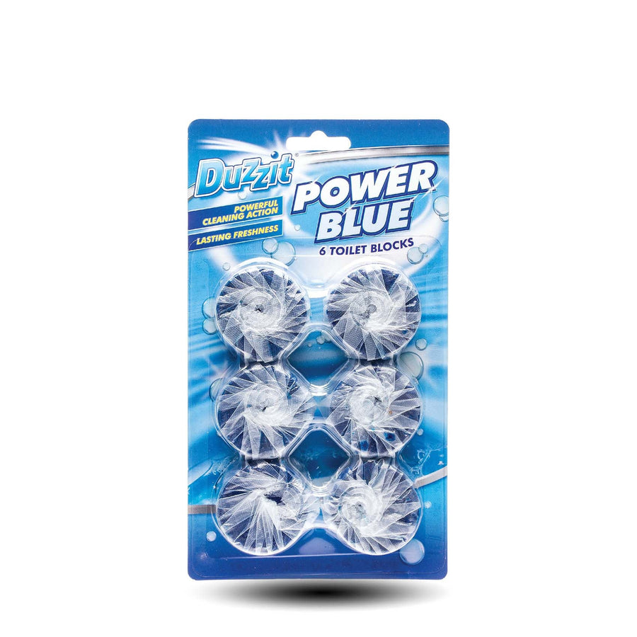 151 Duzzit Power Blue Toilet Block 6X50G