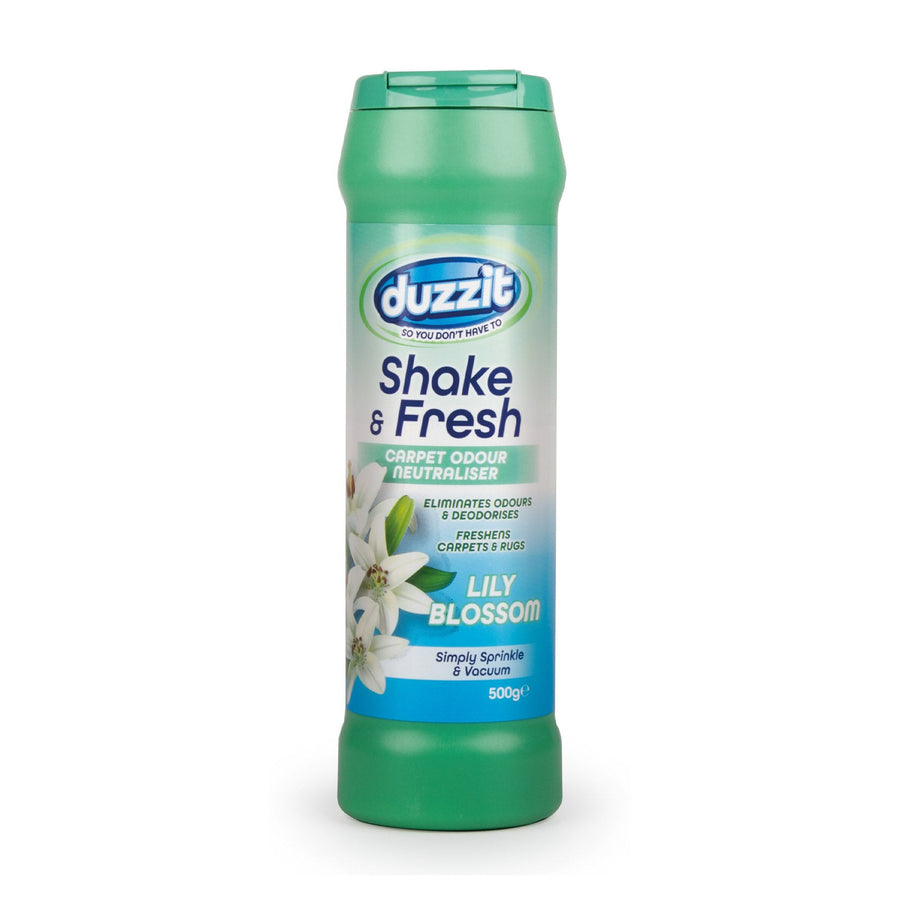 Duzzit Shake & Fresh Carpet Odour Neutraliser Lily Blossom 500G