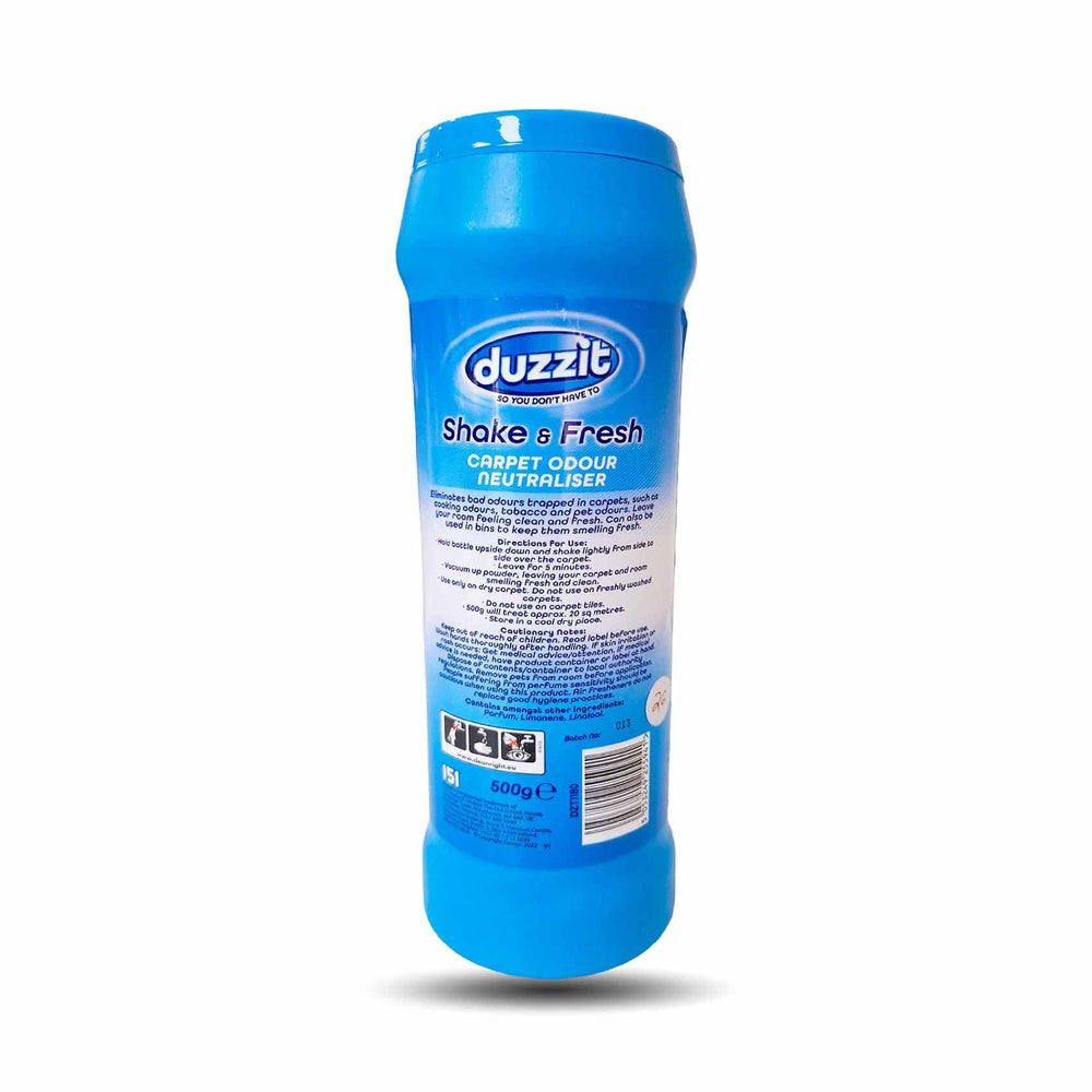 Duzzit Shake & Fresh Carpet Odour Neutraliser Fresh Linen 500G