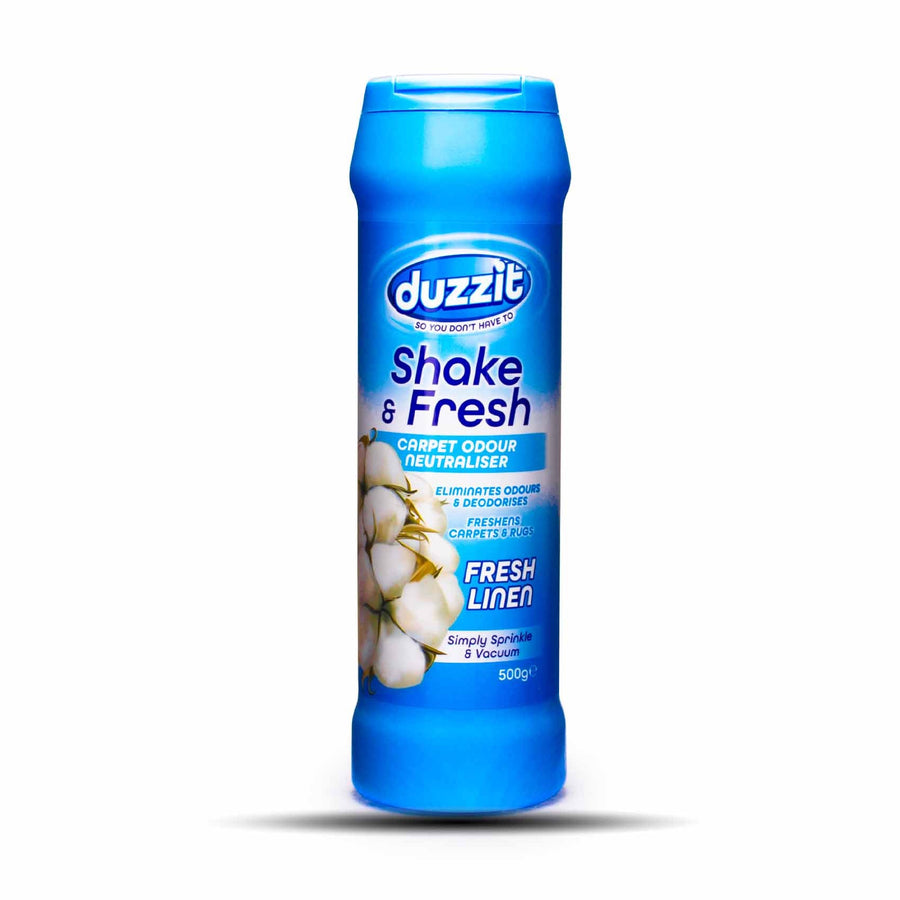 Duzzit Shake & Fresh Carpet Odour Neutraliser Fresh Linen 500G