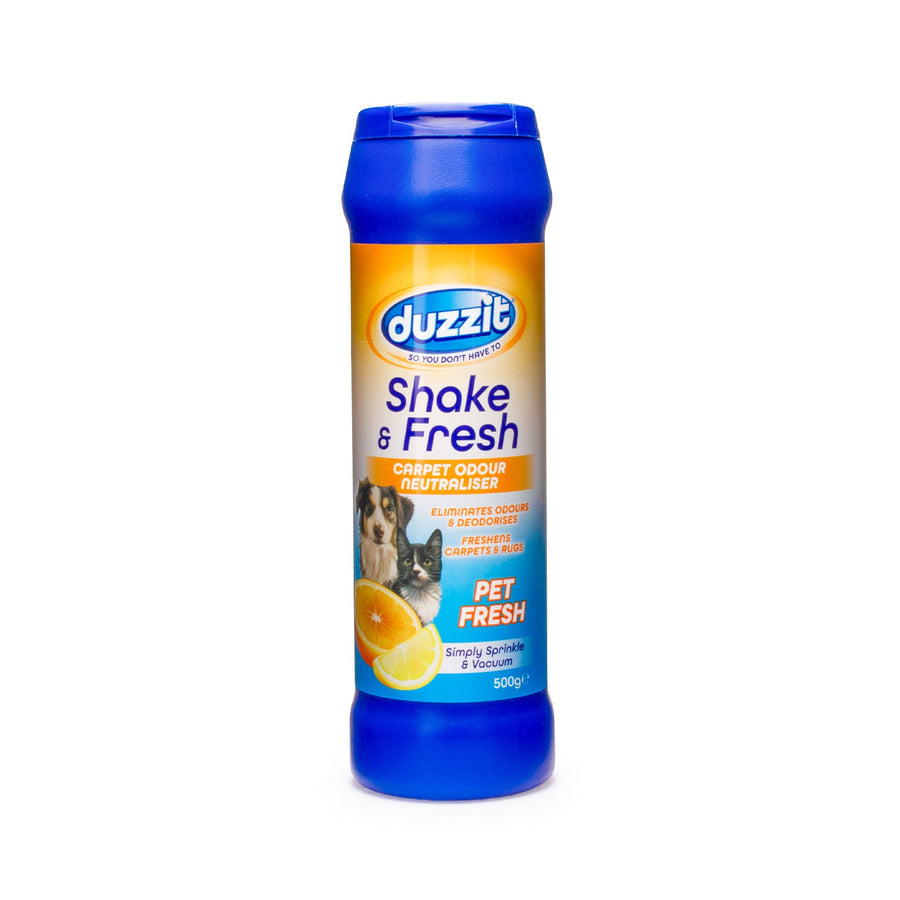 Duzzit Shake & Fresh Carpet Odour Neutraliser Pet Fresh 500G