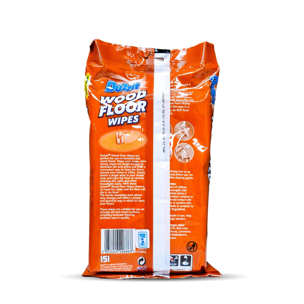 Duzzit Wood Floor Wipes 24Pk