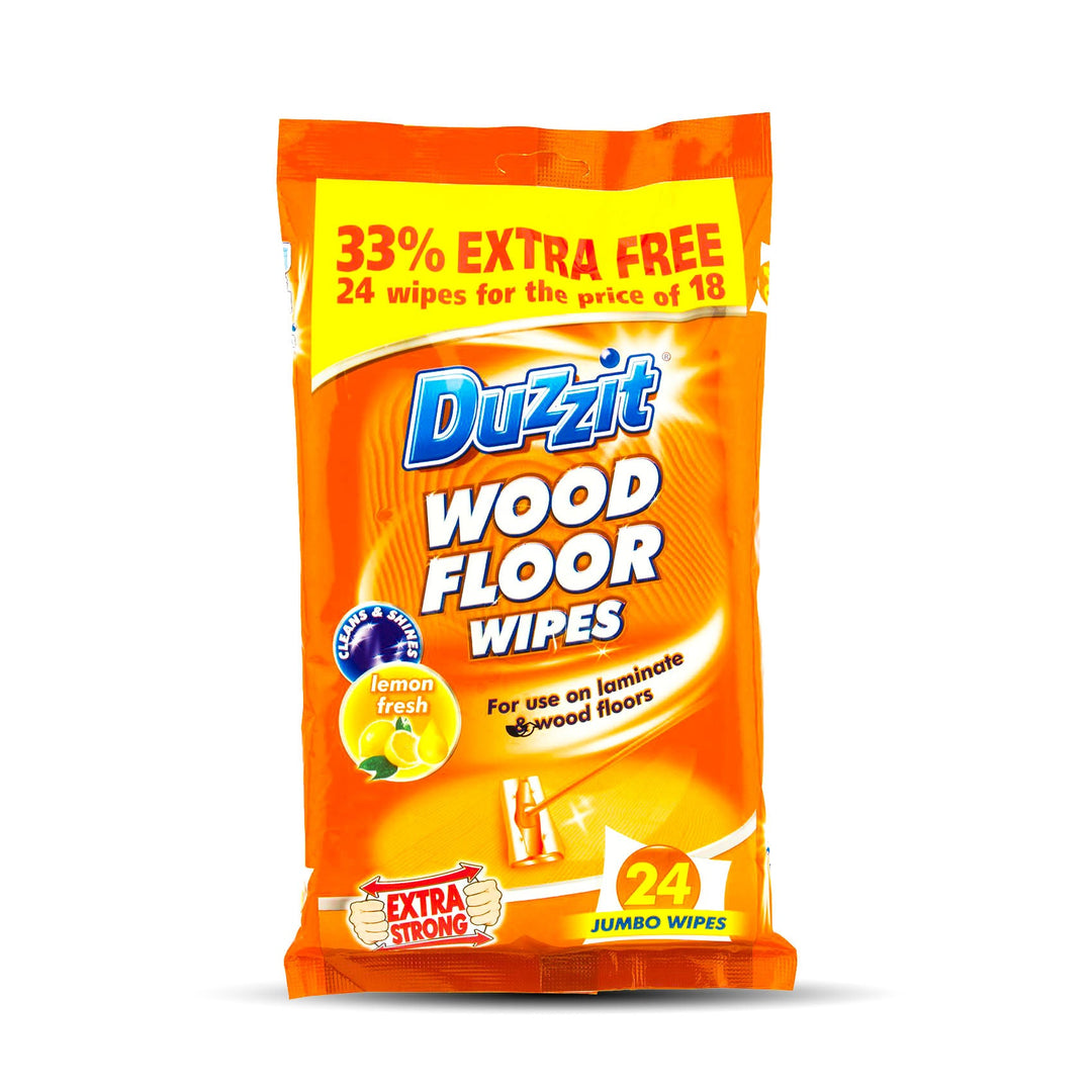Duzzit Wood Floor Wipes 24Pk