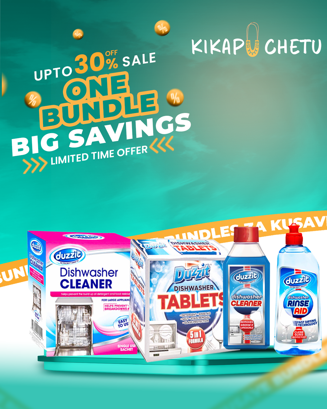 Kikapu Dish Washing Bundle