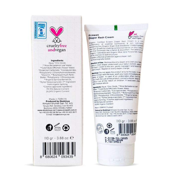 Ecowell Organic Diaper Rash Cream 110G