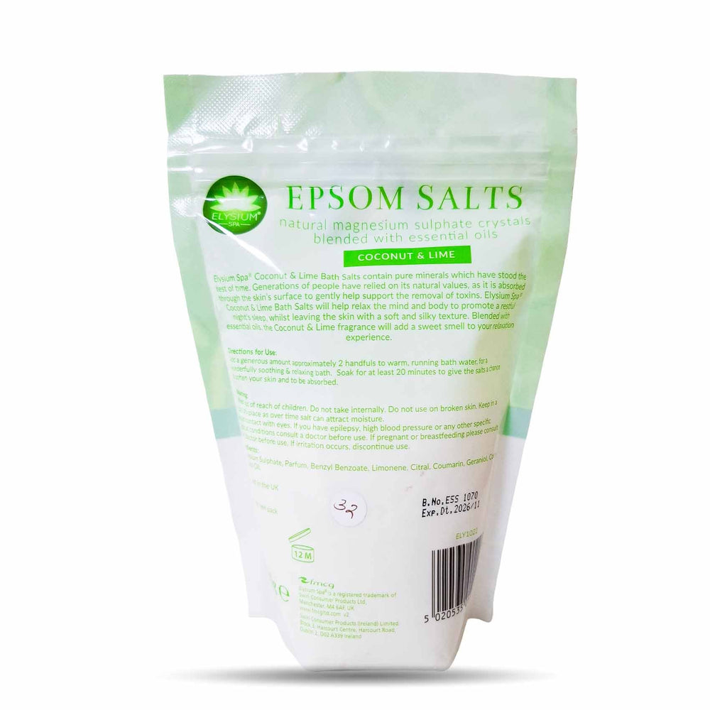Elysium Epsom Salts Cocunut & Lime 450G