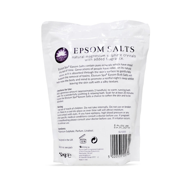 Elysium Spa Epsom Salts Lavender 1Kg