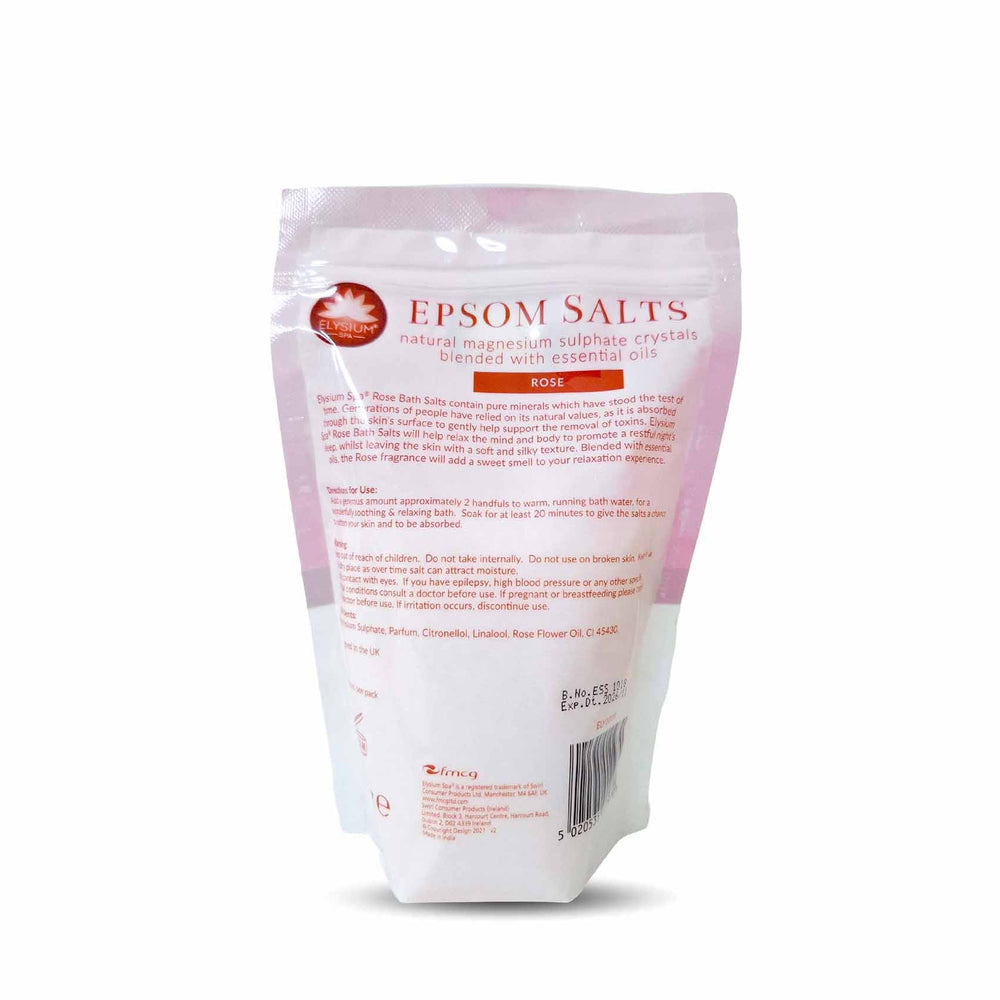 Elysium Epsom Salts Rose 450G