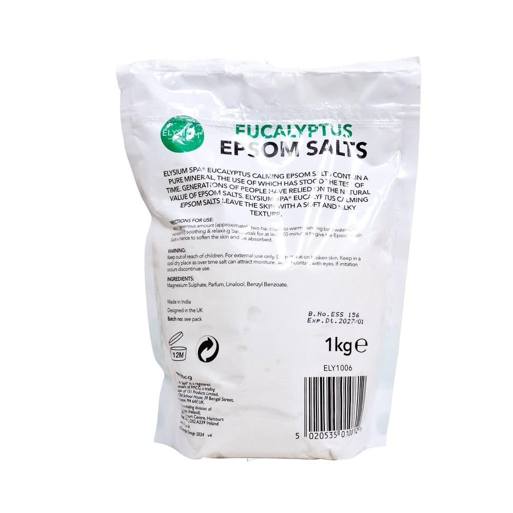 Elysium Spa Epsom Salts Eucalyptus 1Kg