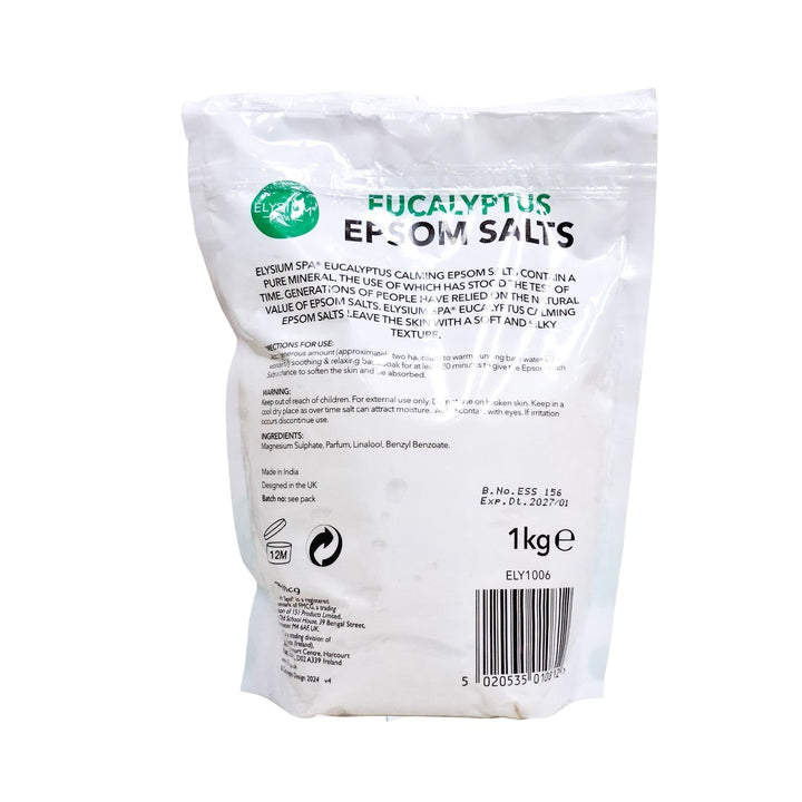 Elysium Spa Epsom Salts Eucalyptus 1Kg