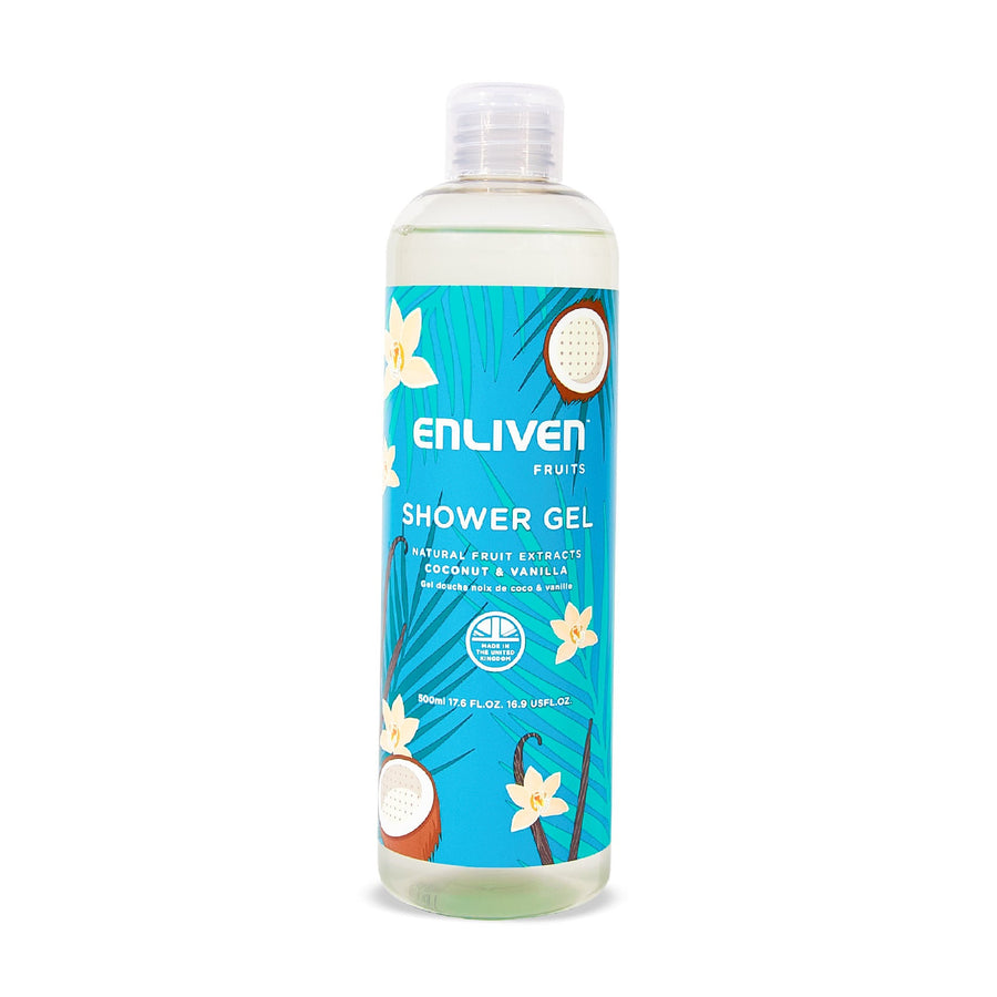 enliven shower gel coconut & vanilla 500ml